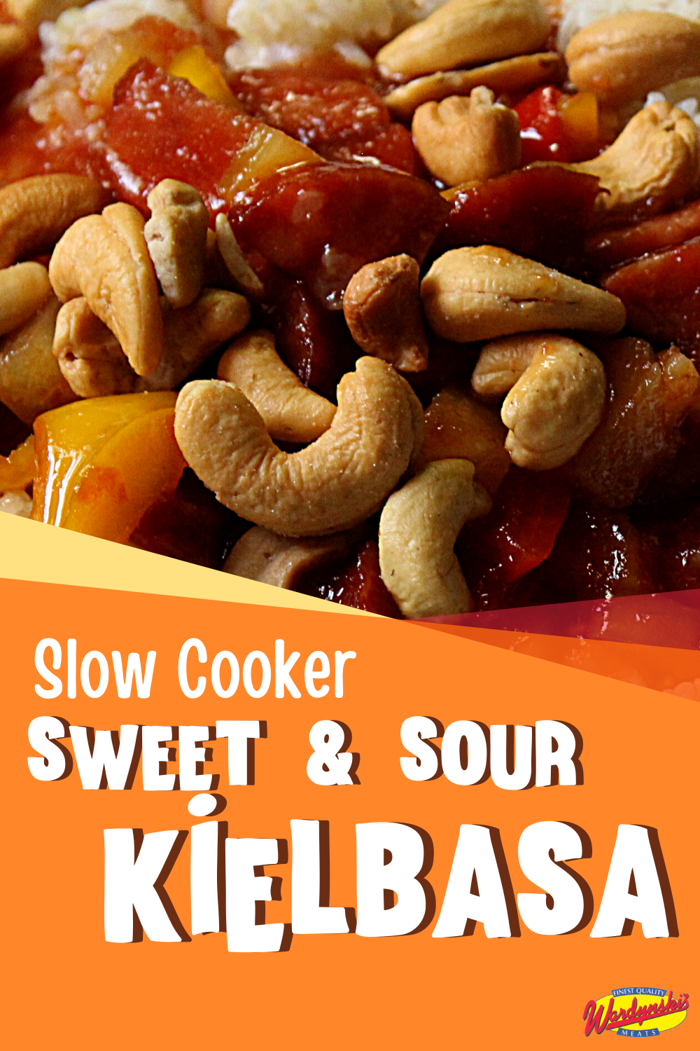 Sweet & Sour Kielbasa is a delicious and easy slow cooker recipe that combines pineapples, Polish sausage, and delicious sauce.