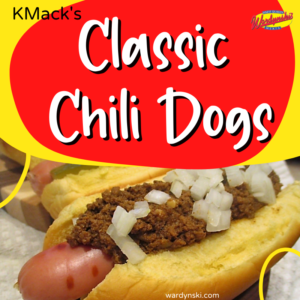 Grill up your favorite Wardyski hot dogs to make this classic chili dog recipe!